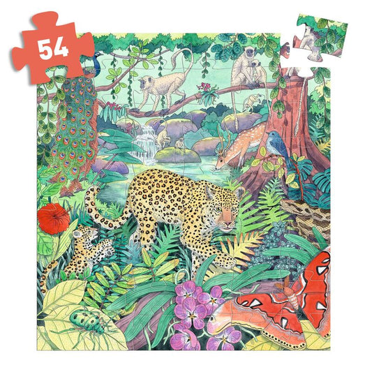 Indian Jungle 54 Piece Silhouette Puzzle