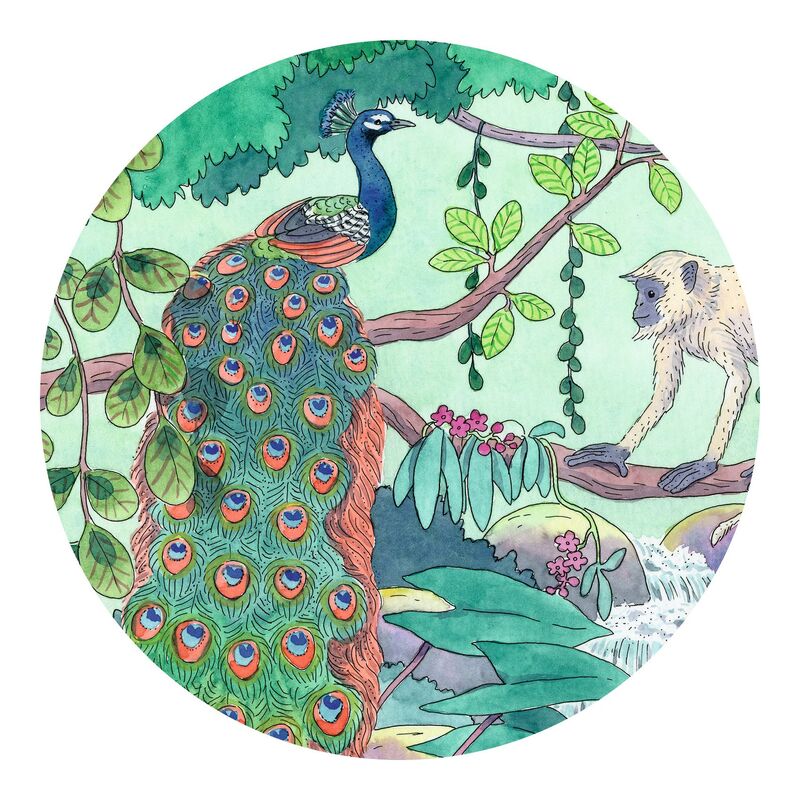 Indian Jungle 54 Piece Silhouette Puzzle