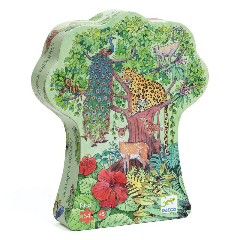 Indian Jungle 54 Piece Silhouette Puzzle