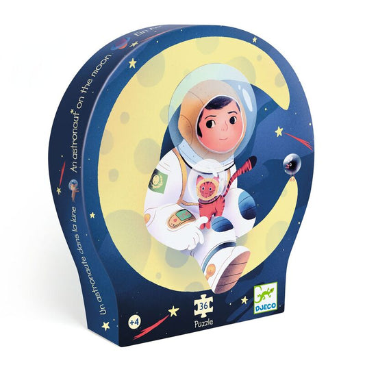 Astronaut On the Moon 36pc Silhouette Puzzle