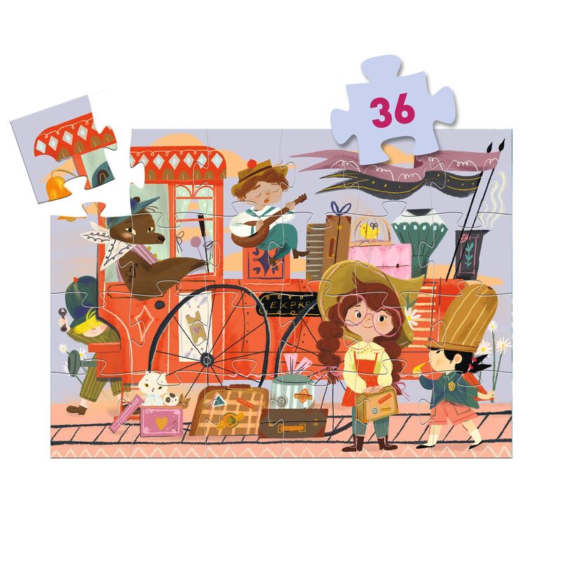 Mia's Journey 36 piece Silhouette Puzzle
