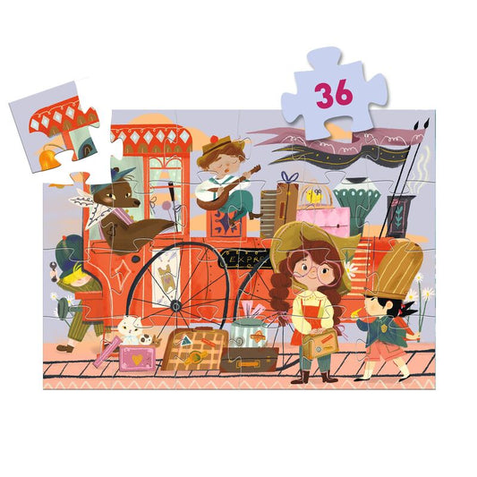 Mia's Journey 36 piece Silhouette Puzzle