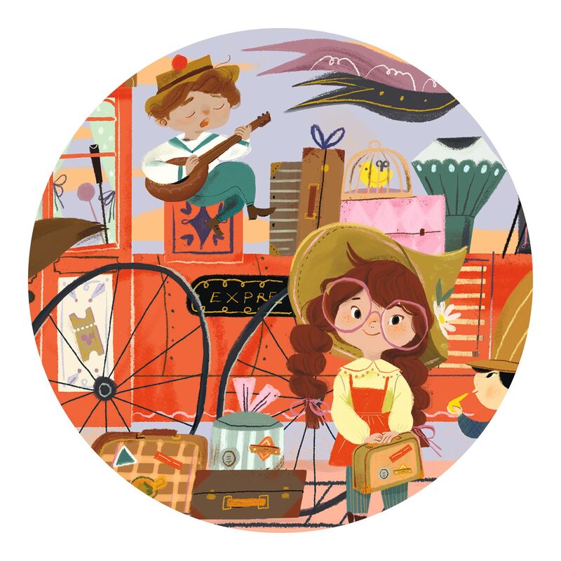 Mia's Journey 36 piece Silhouette Puzzle