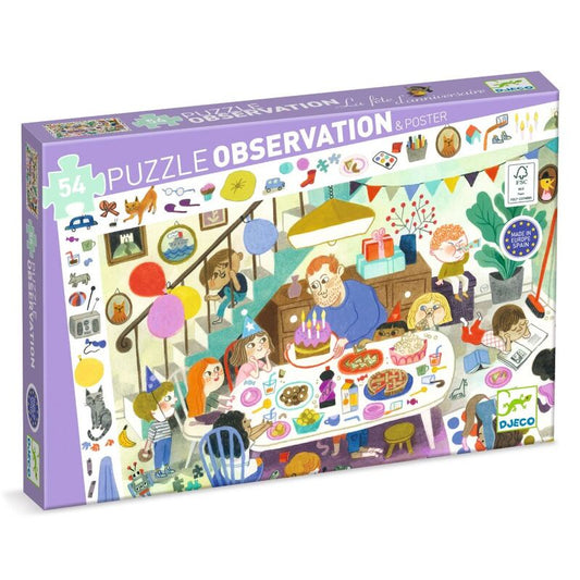 Birthday Party 54pc Observation Puzzle