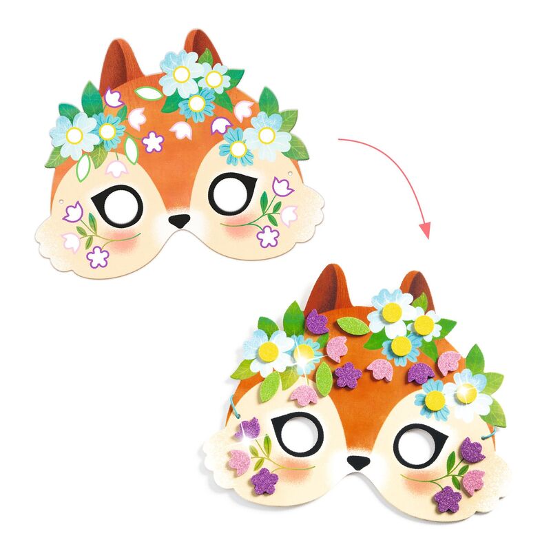 Do It Yourself / Forest Animals Mosaic Mask