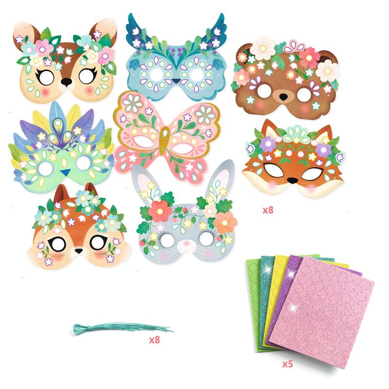 Do It Yourself / Forest Animals Mosaic Mask