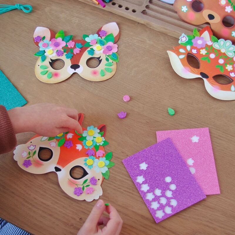 Do It Yourself / Forest Animals Mosaic Mask