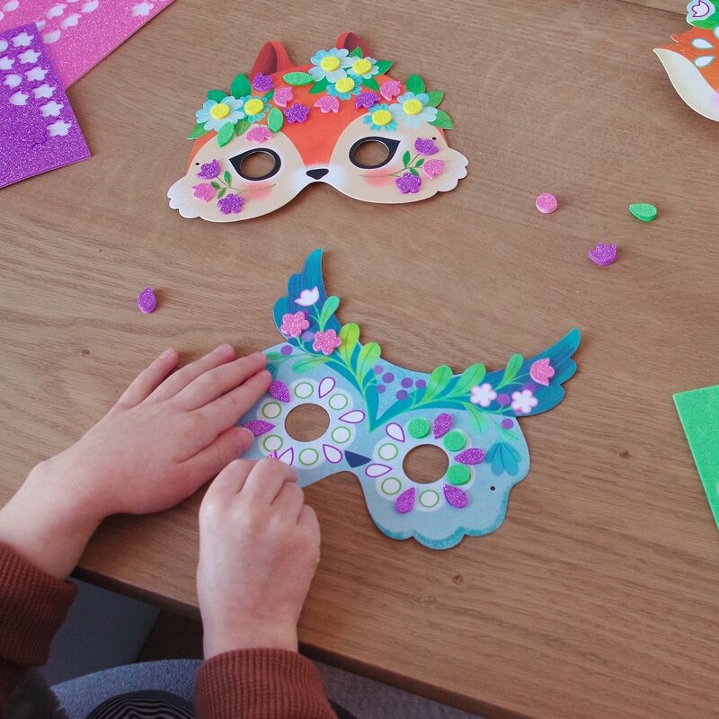 Do It Yourself / Forest Animals Mosaic Mask