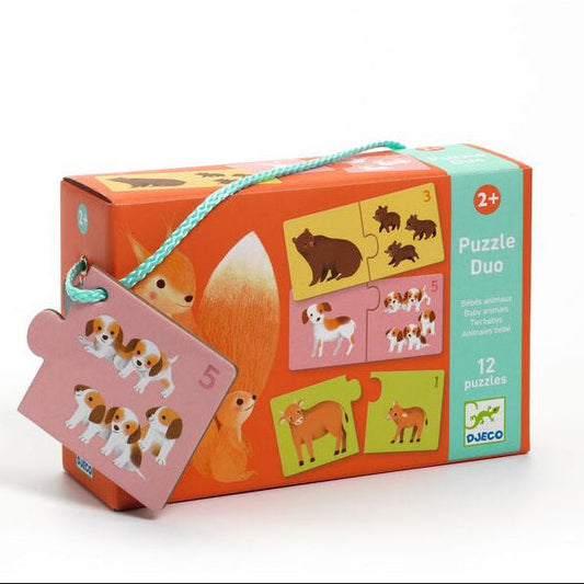 Duo Baby Animals 24pc Puzzle