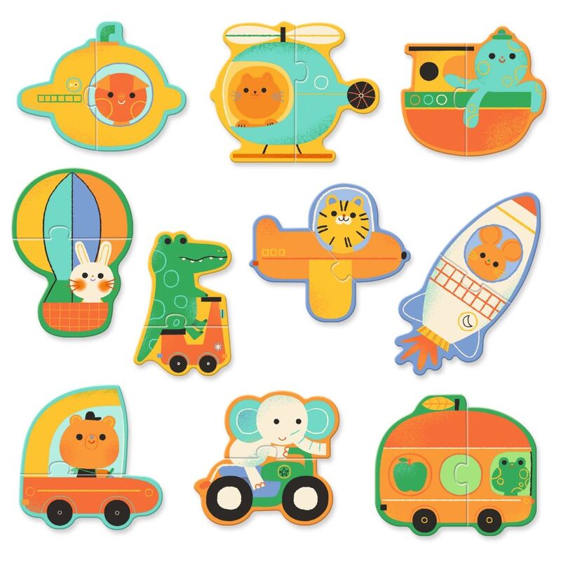 Duo Vehicles 20pc Puzzle