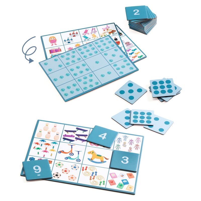 Numero Bingo / Counting & Number Eduludo Game