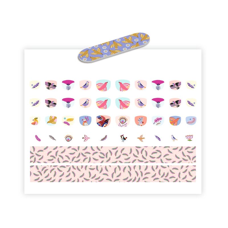 Feather Nail Stickers