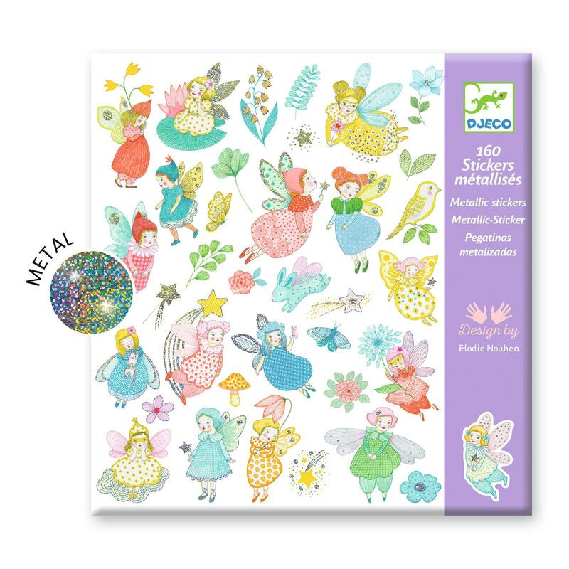 Sparkly Fairies Metallic Stickers