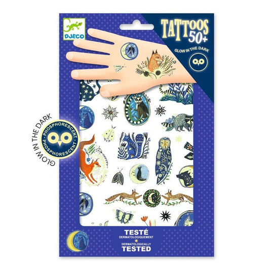 Nighttime Glow in the Dark Tattoos