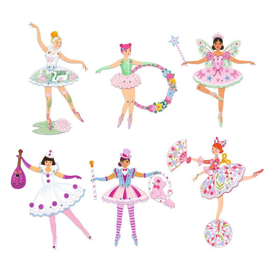 Colour & Assemble Ballet Dancers