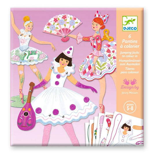 Colour & Assemble Ballet Dancers