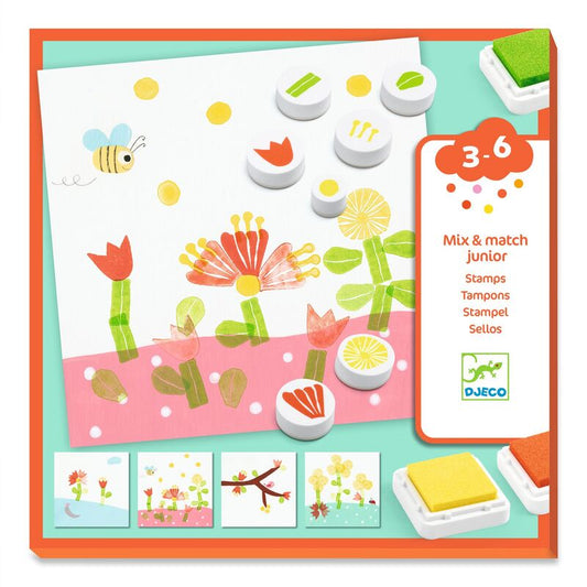 With Flowers Stamps Set