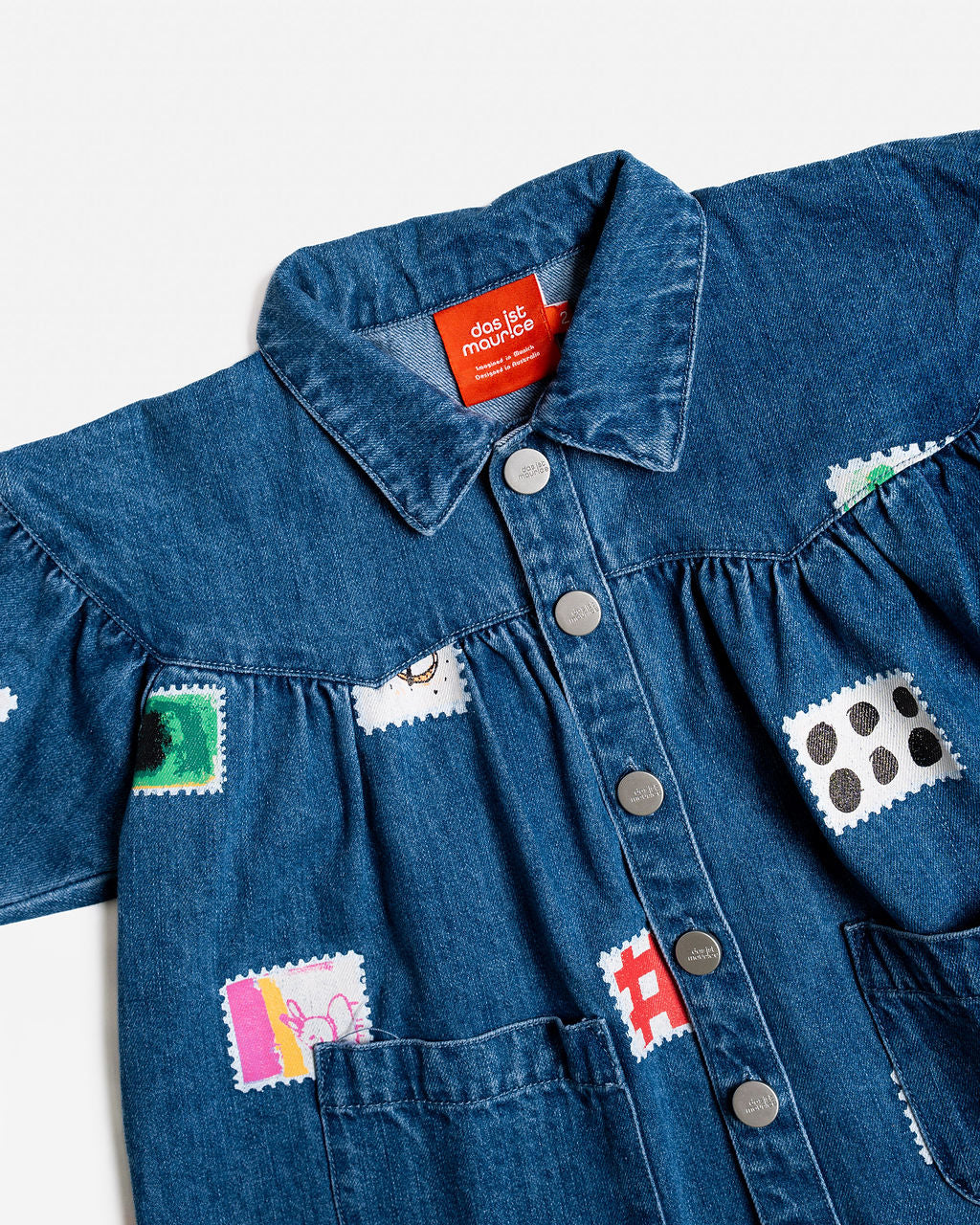 Stamps Denim Smock Dress