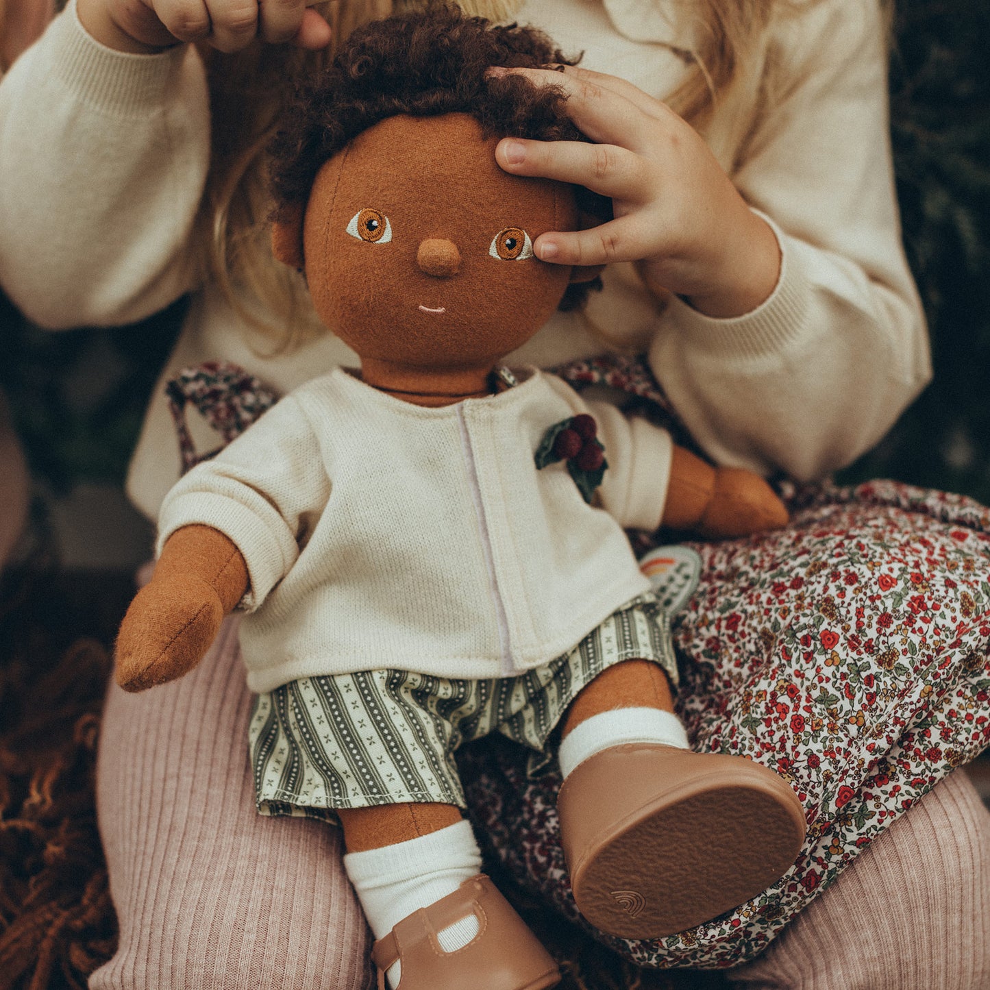 Dinkum Dolls Cardigan & Romper Holiday Set