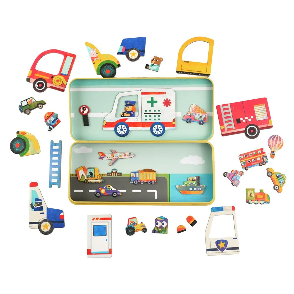Magnetic Puzzle Box / Vehicles