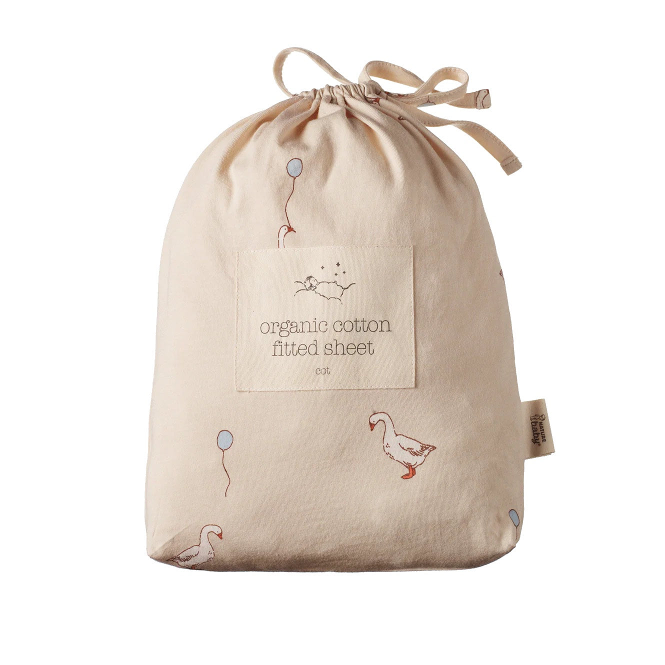 Fitted Cotton Sheet / Goose Lullaby