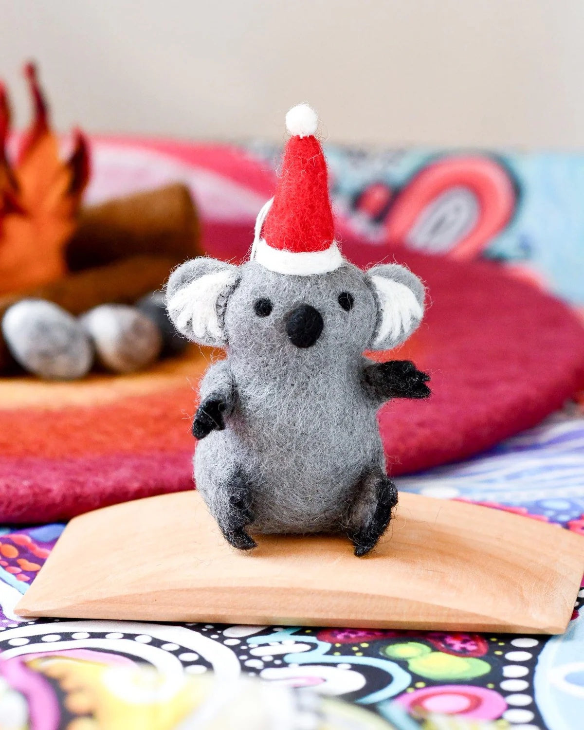 Felt Koala Christmas Ornament