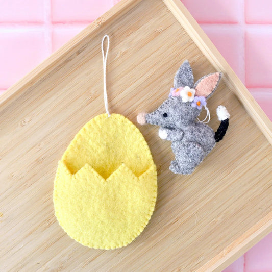 Easter Bilby in Egg Pouch