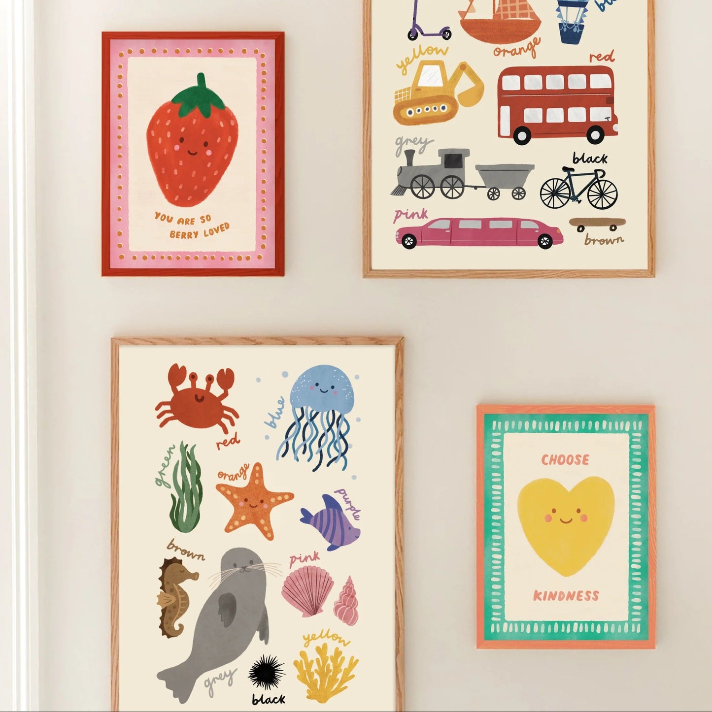 Colours Underwater Art Print