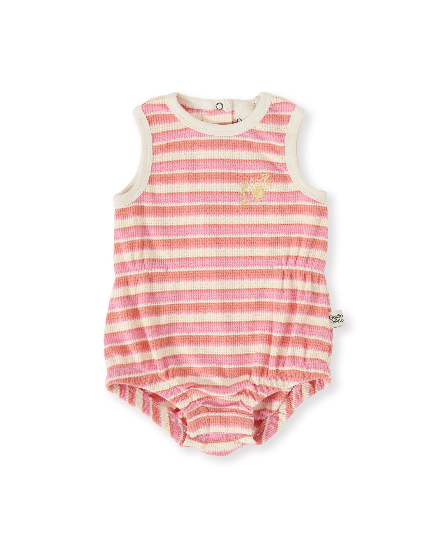 Watermelon Stripe Bubble Romper