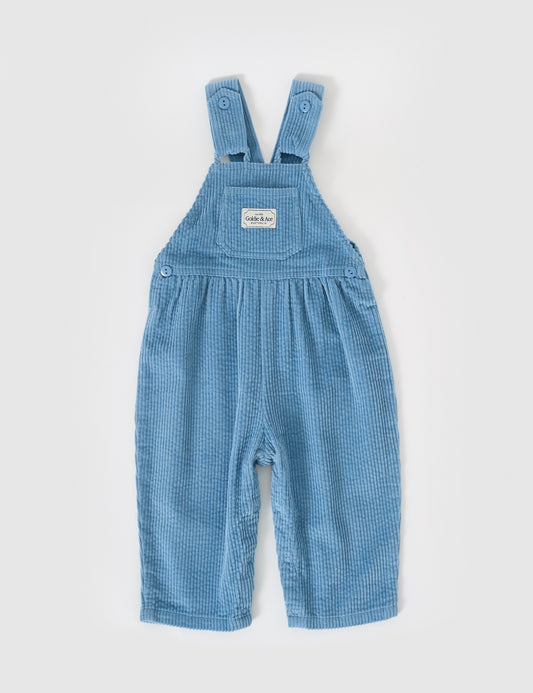 Sammy Corduroy Overalls / Duck Egg