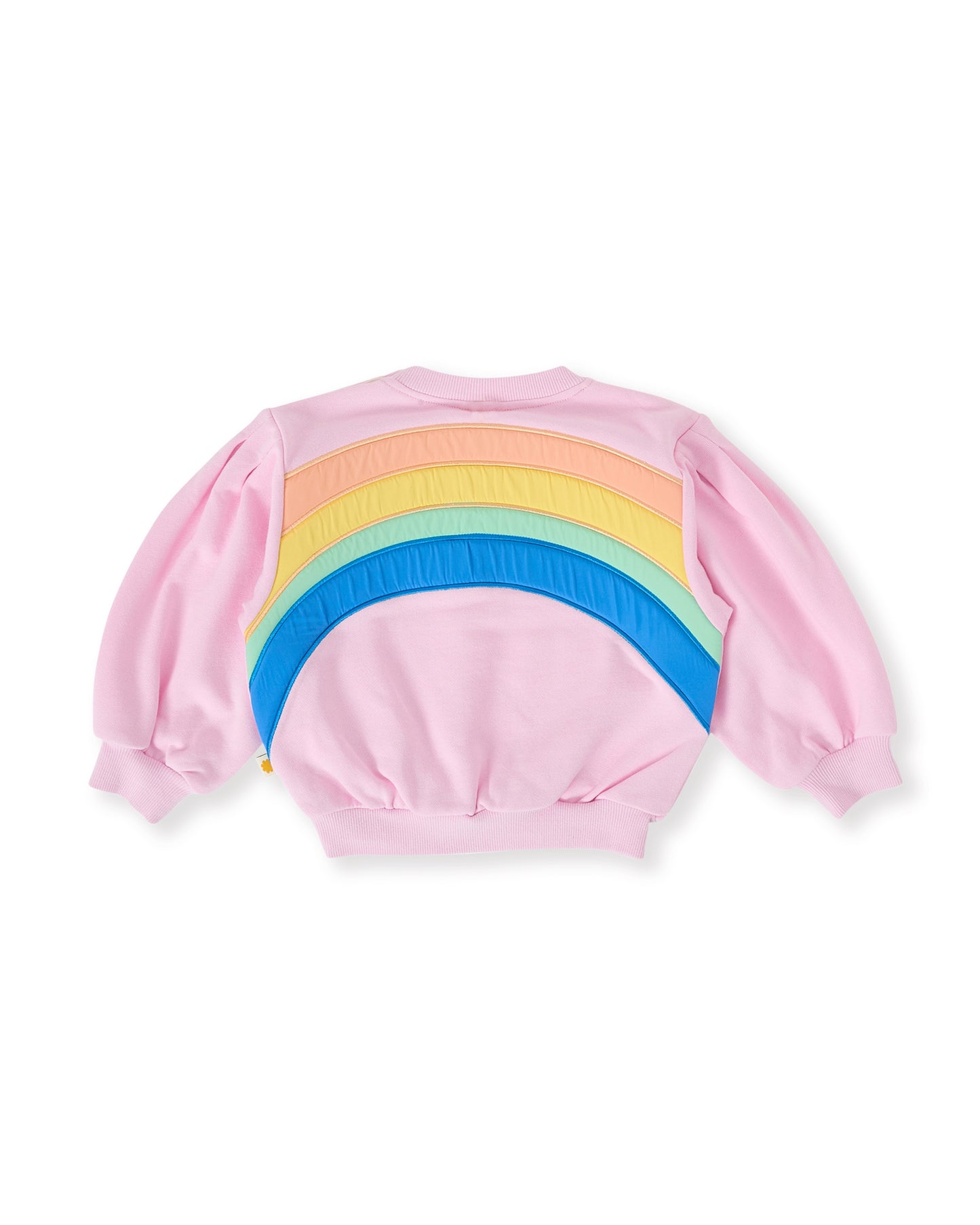 Over The Rainbow Puff Sleeve Sweater