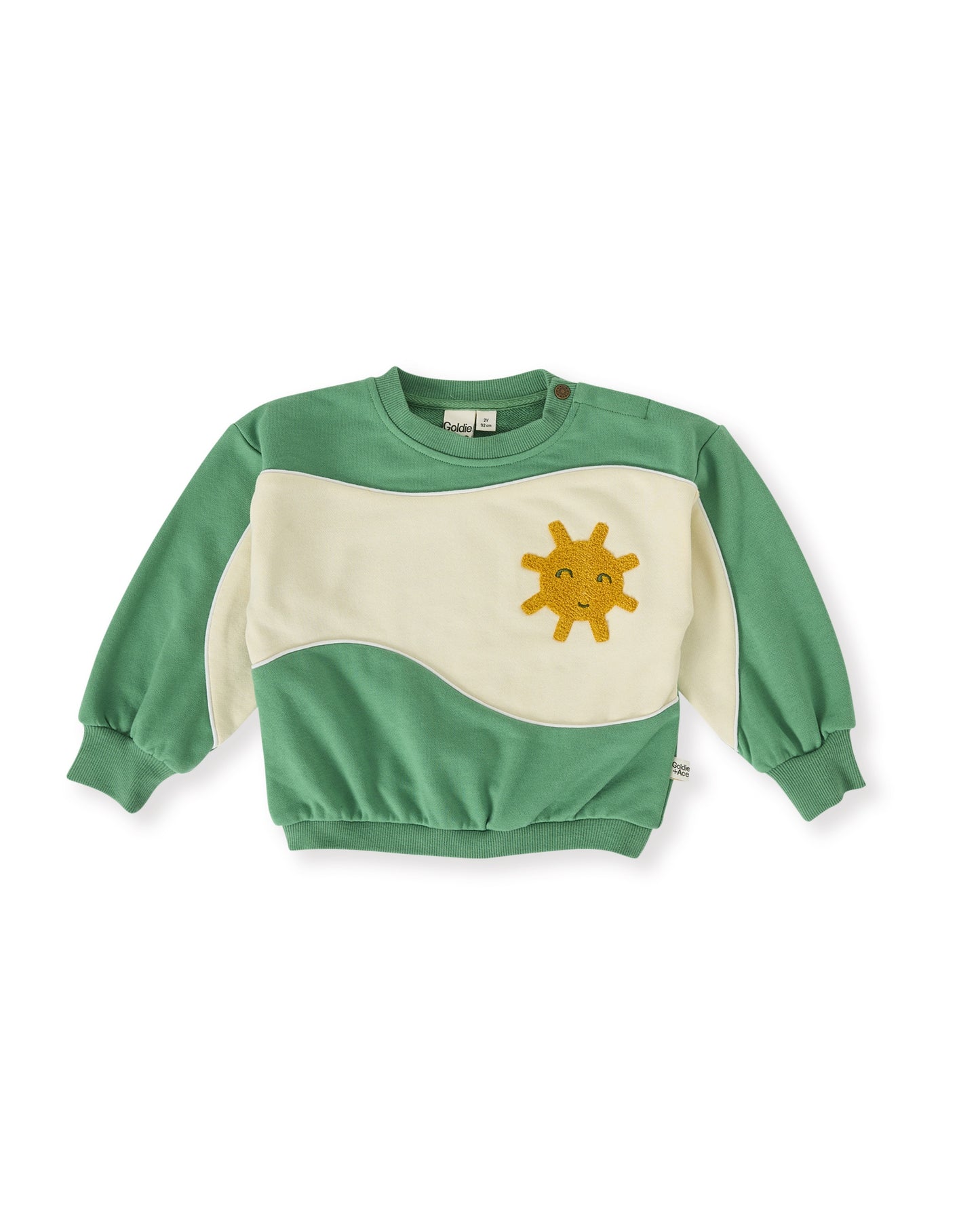 Sunshine Piped Panel Sweatshirt