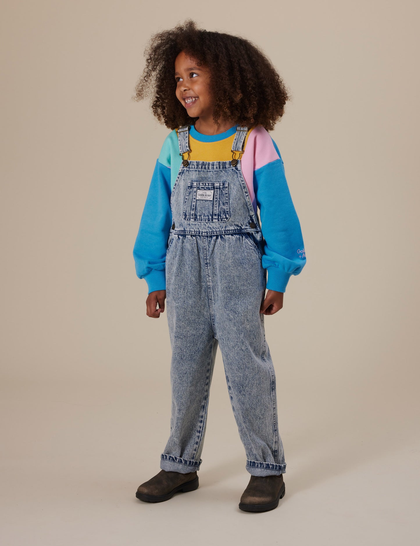 Austin Vintage Washed Denim Overalls