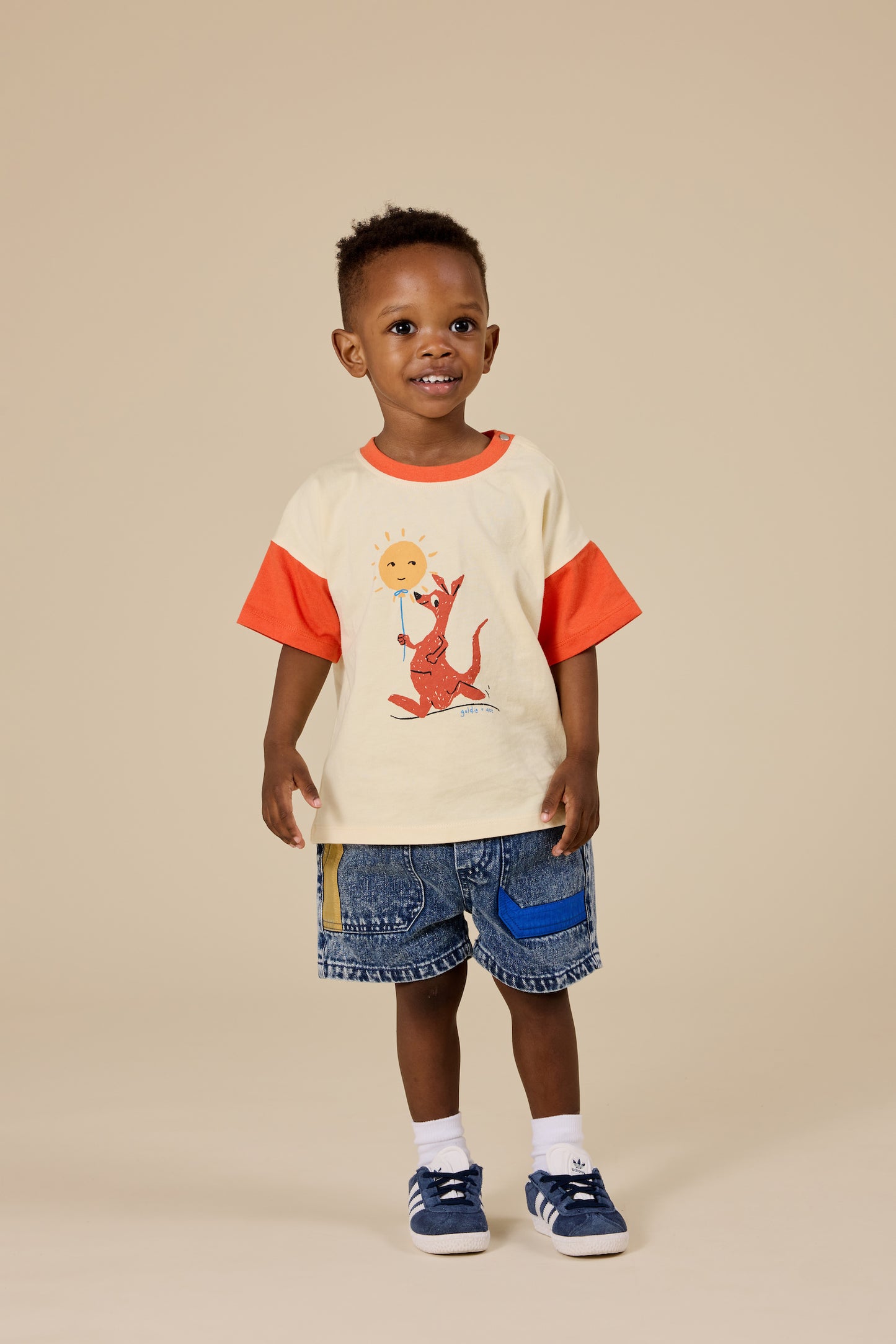 Noah Denim Shorts / Primary Pop