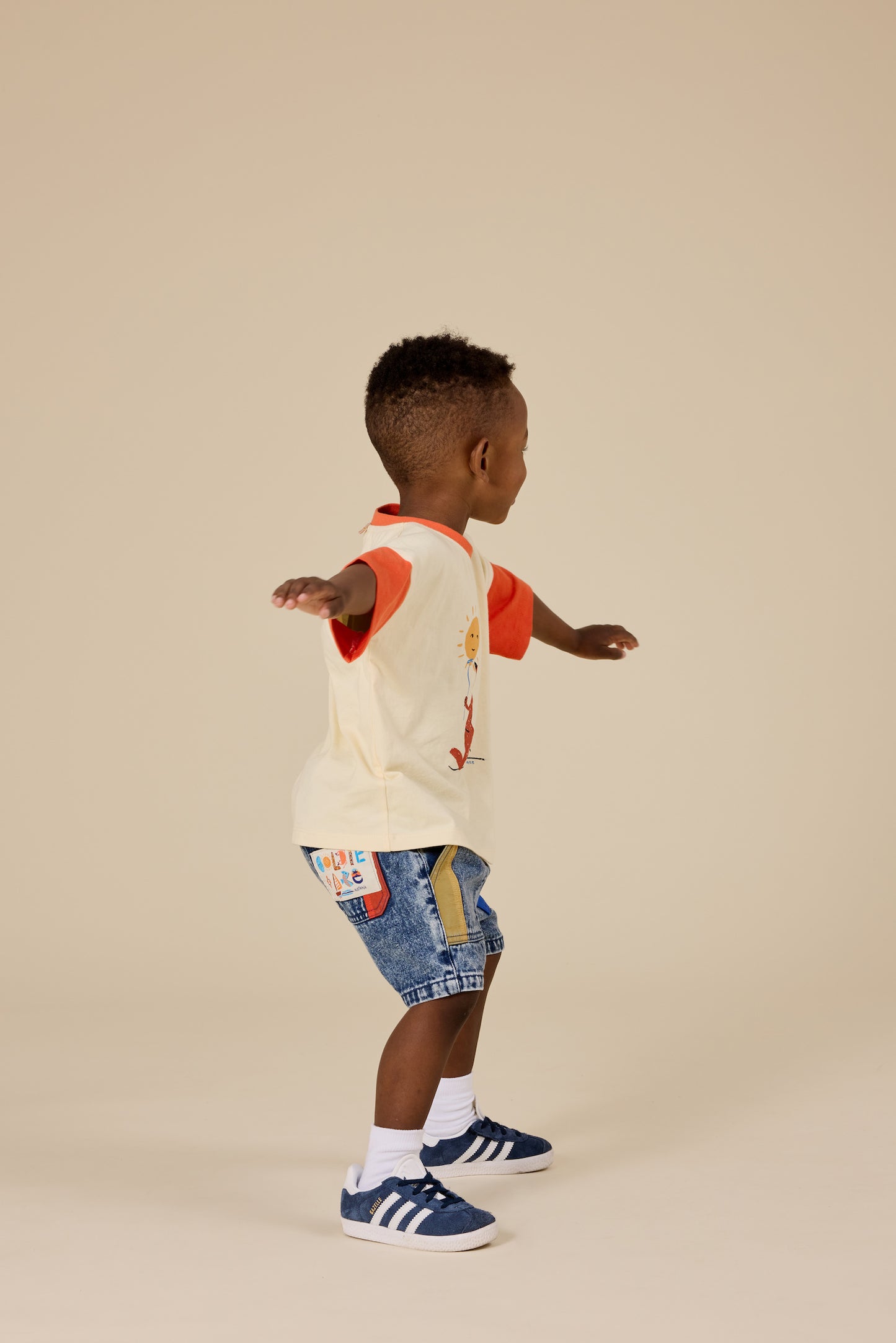 Noah Denim Shorts / Primary Pop