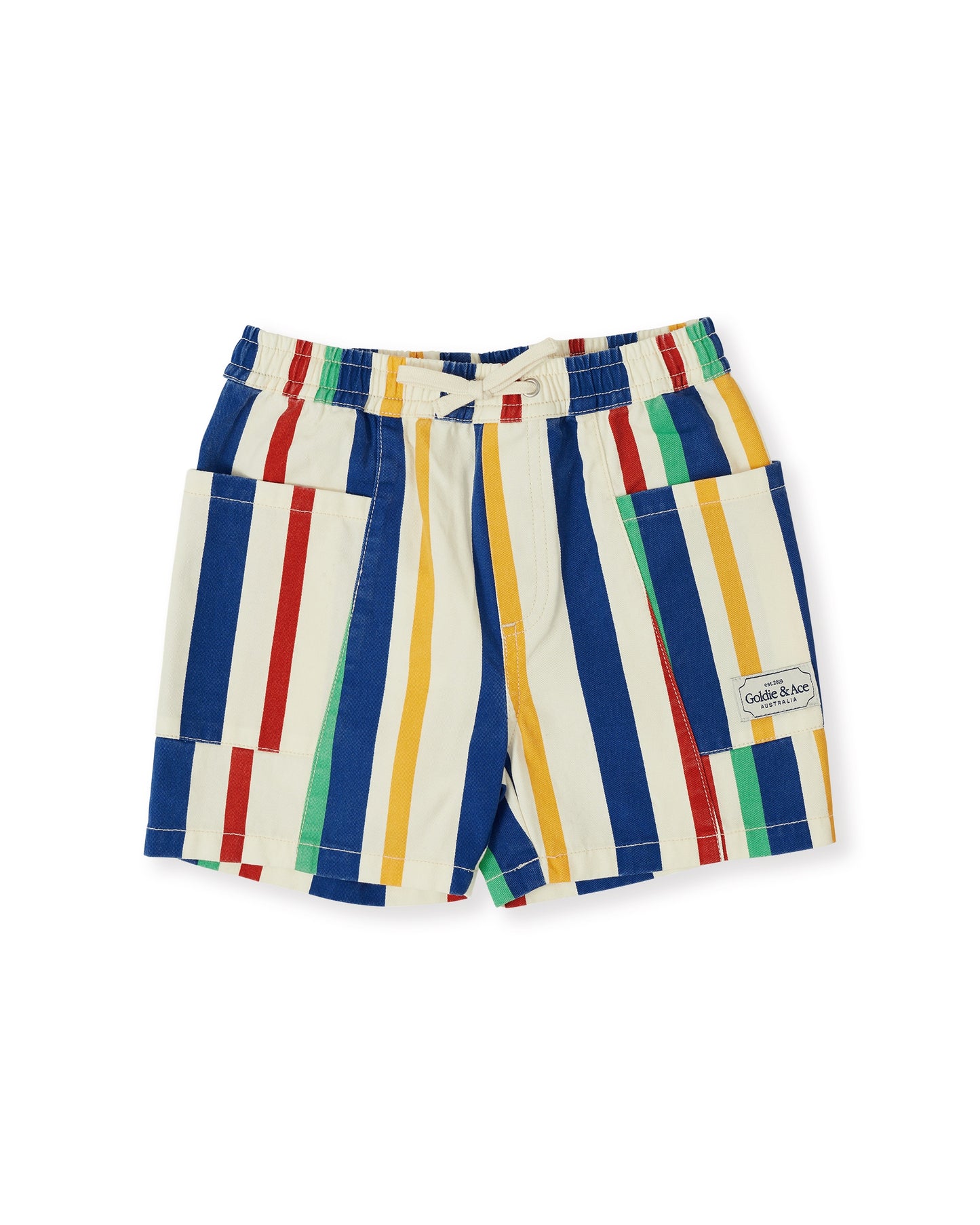 Noah Denim Shorts / 90's Bold Stripe
