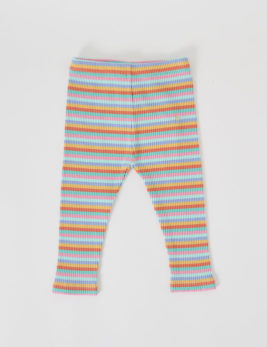 Candy Stripe Rib Leggings