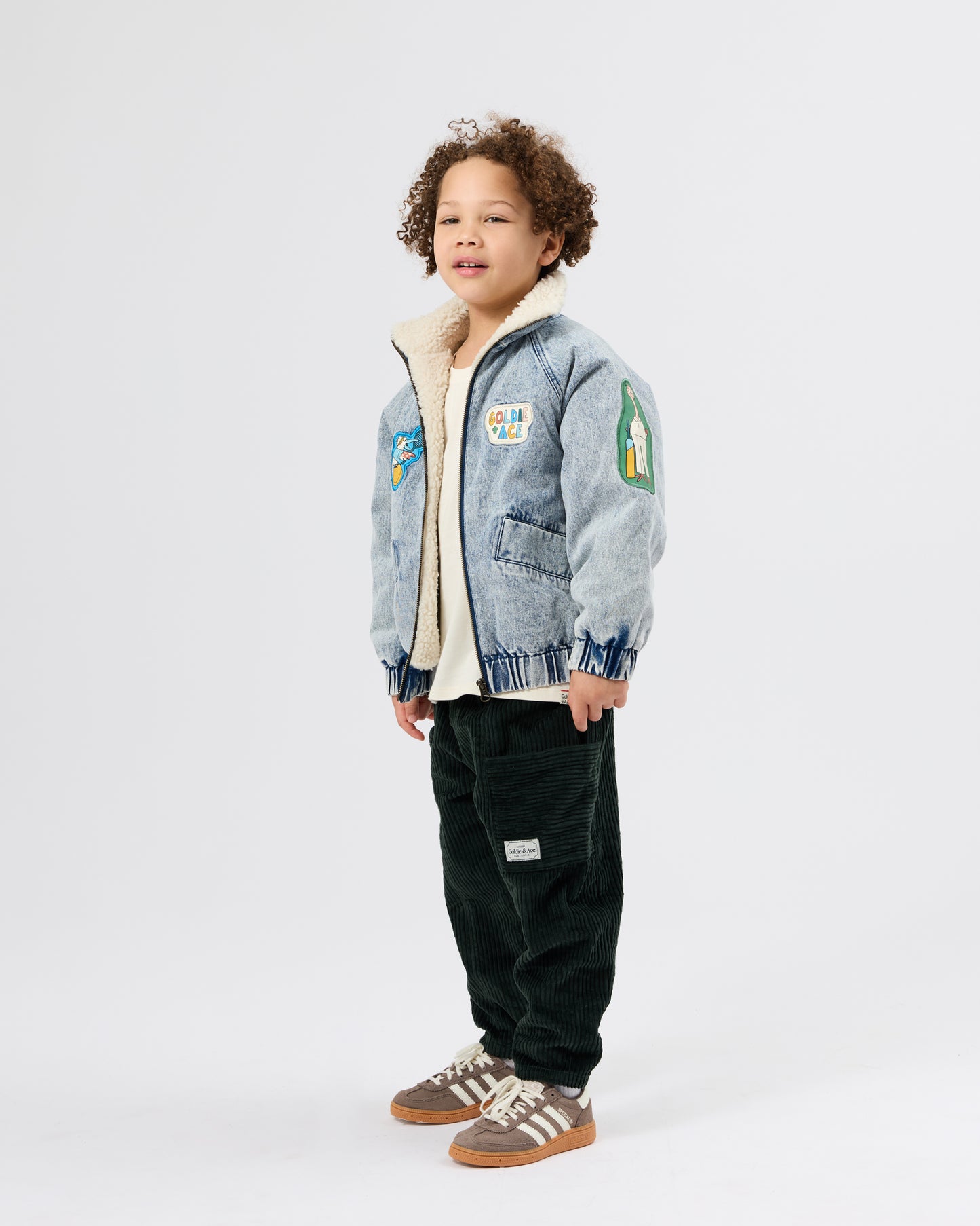 Kit Corduroy Pocket Pants / Moss