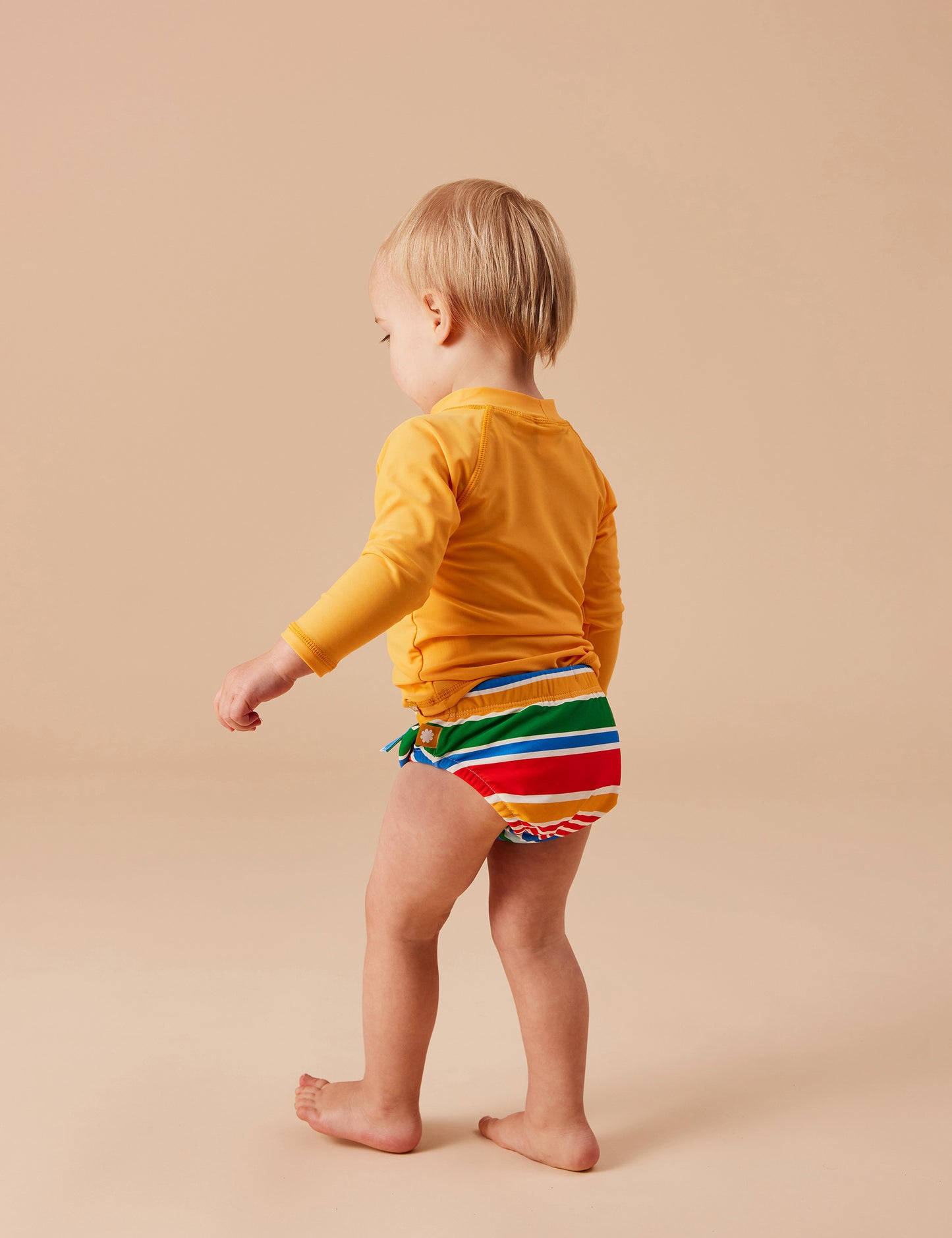 Bold Stripe Swim Nappy