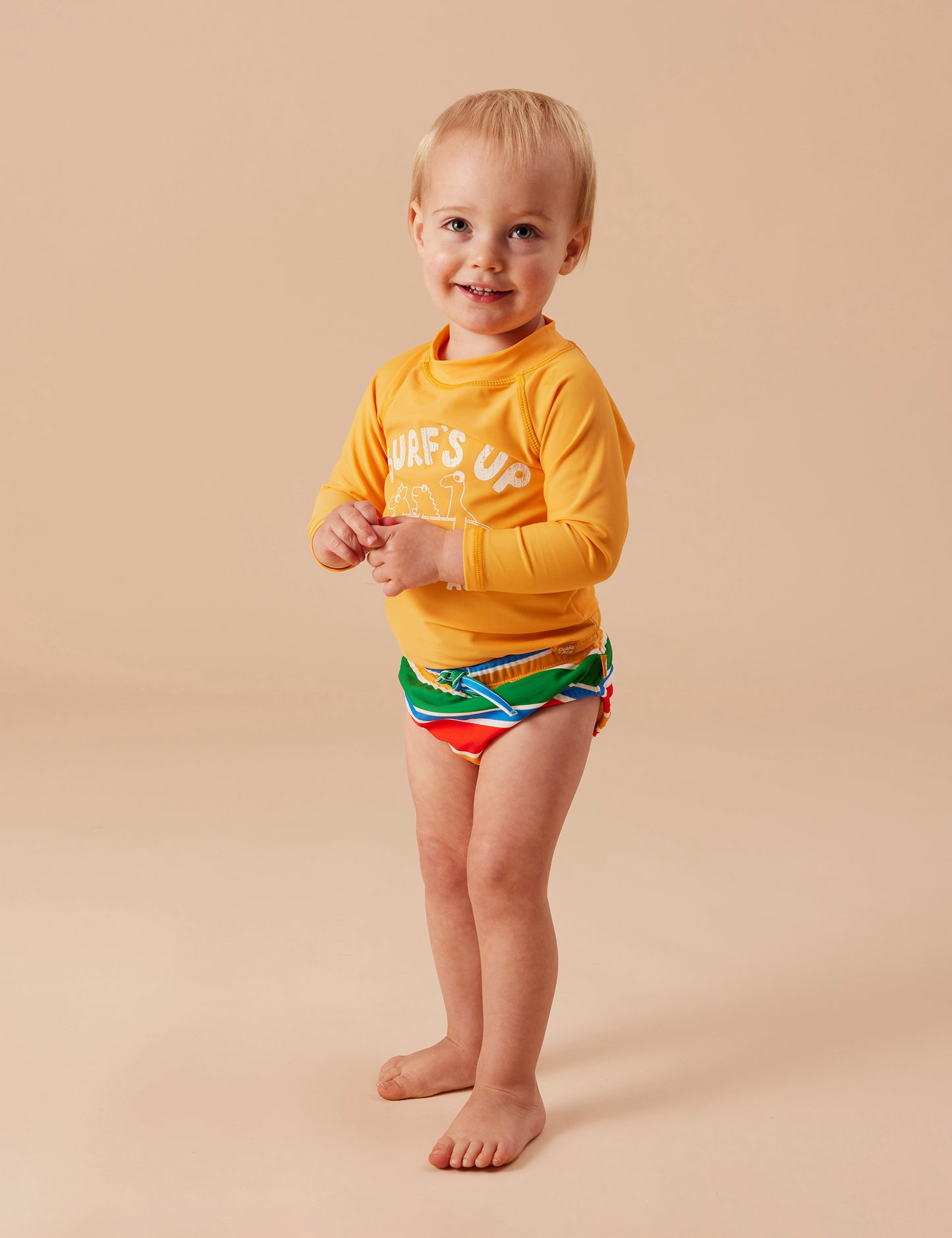 Bold Stripe Swim Nappy