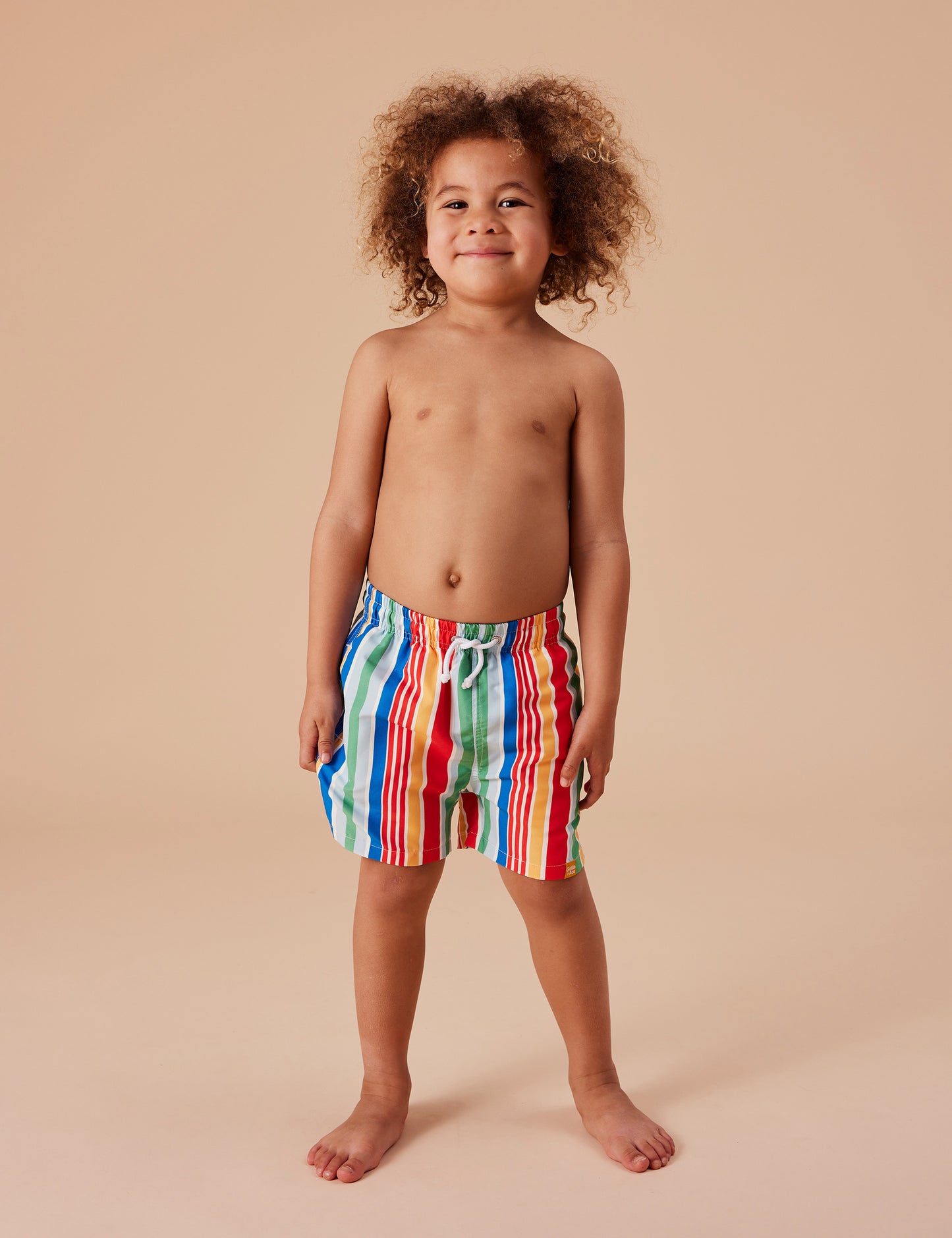 Bold Stripe Board Shorts