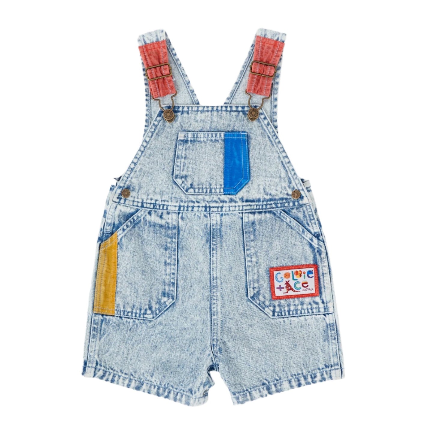 Burton Colour Pop Denim Overalls