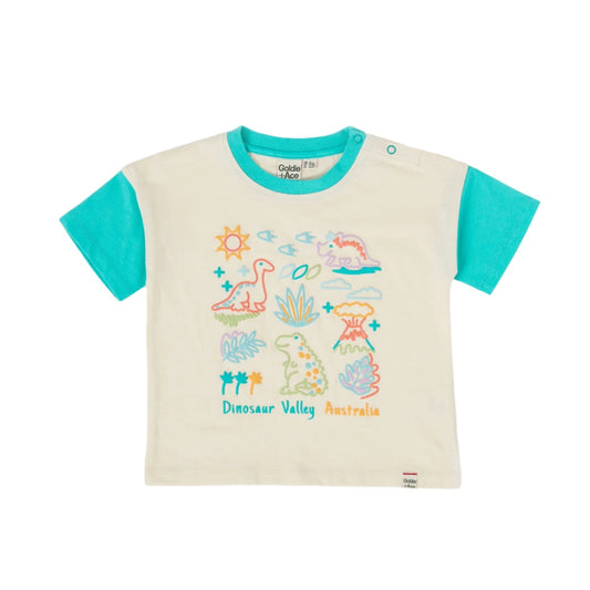 Dinosaur Valley Puff Print T-Shirt