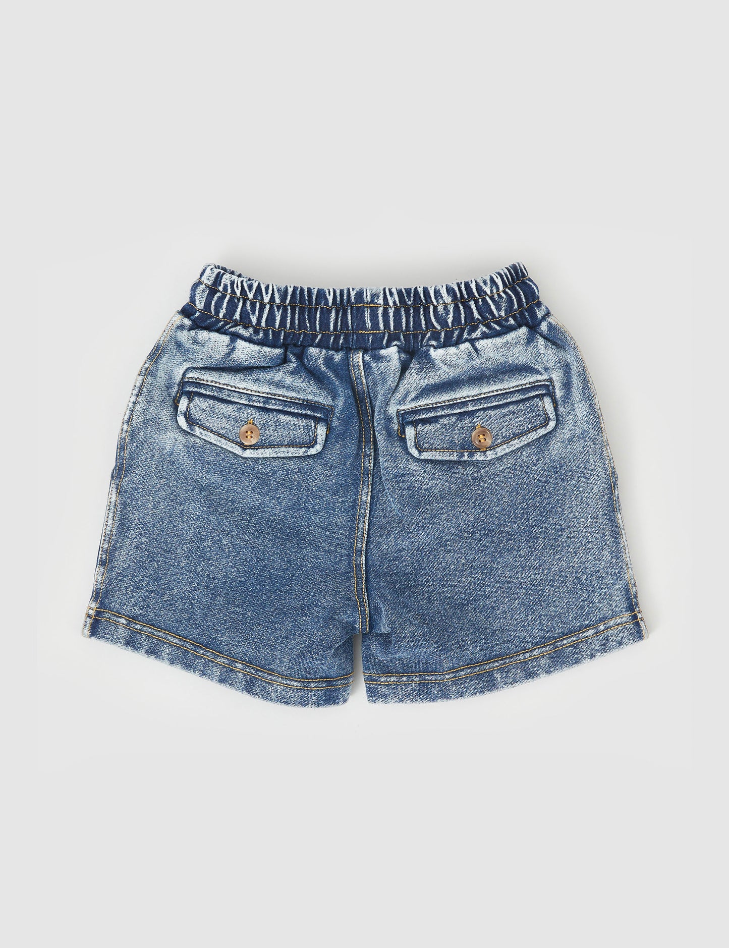 Noah French Terry Denim Look Shorts