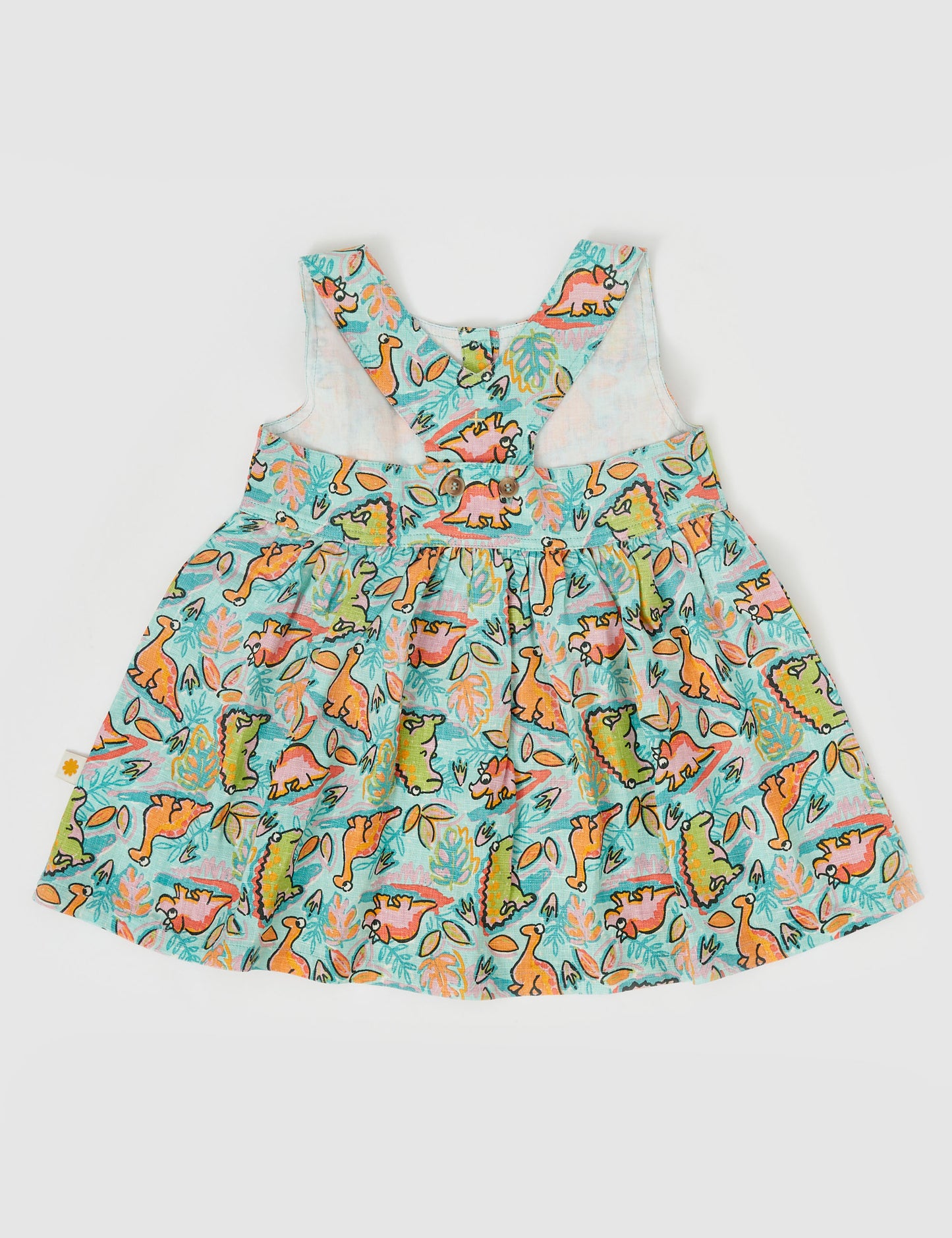 Dino Jungle Wendy Linen Dress