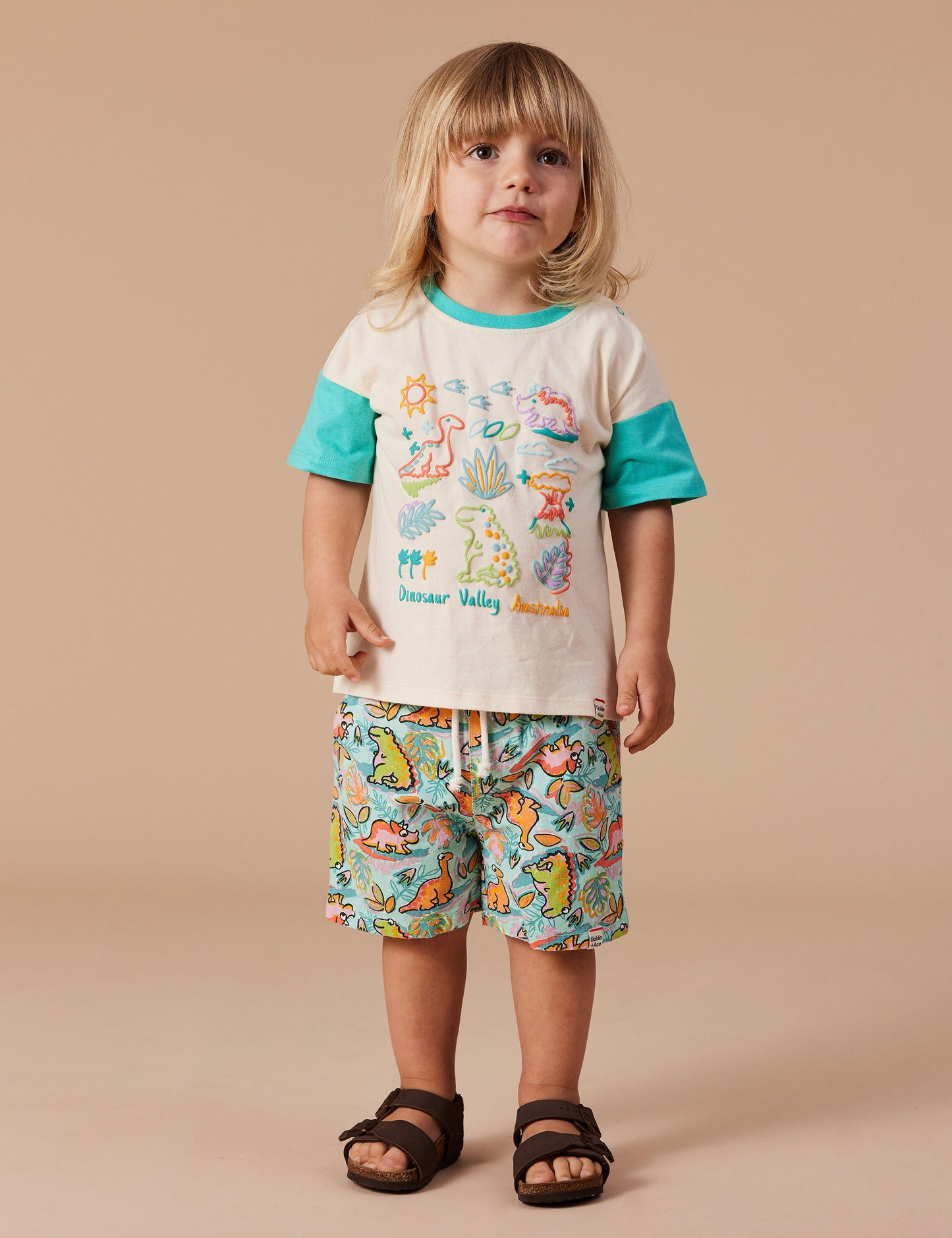 Dino Jungle Noah Denim Shorts