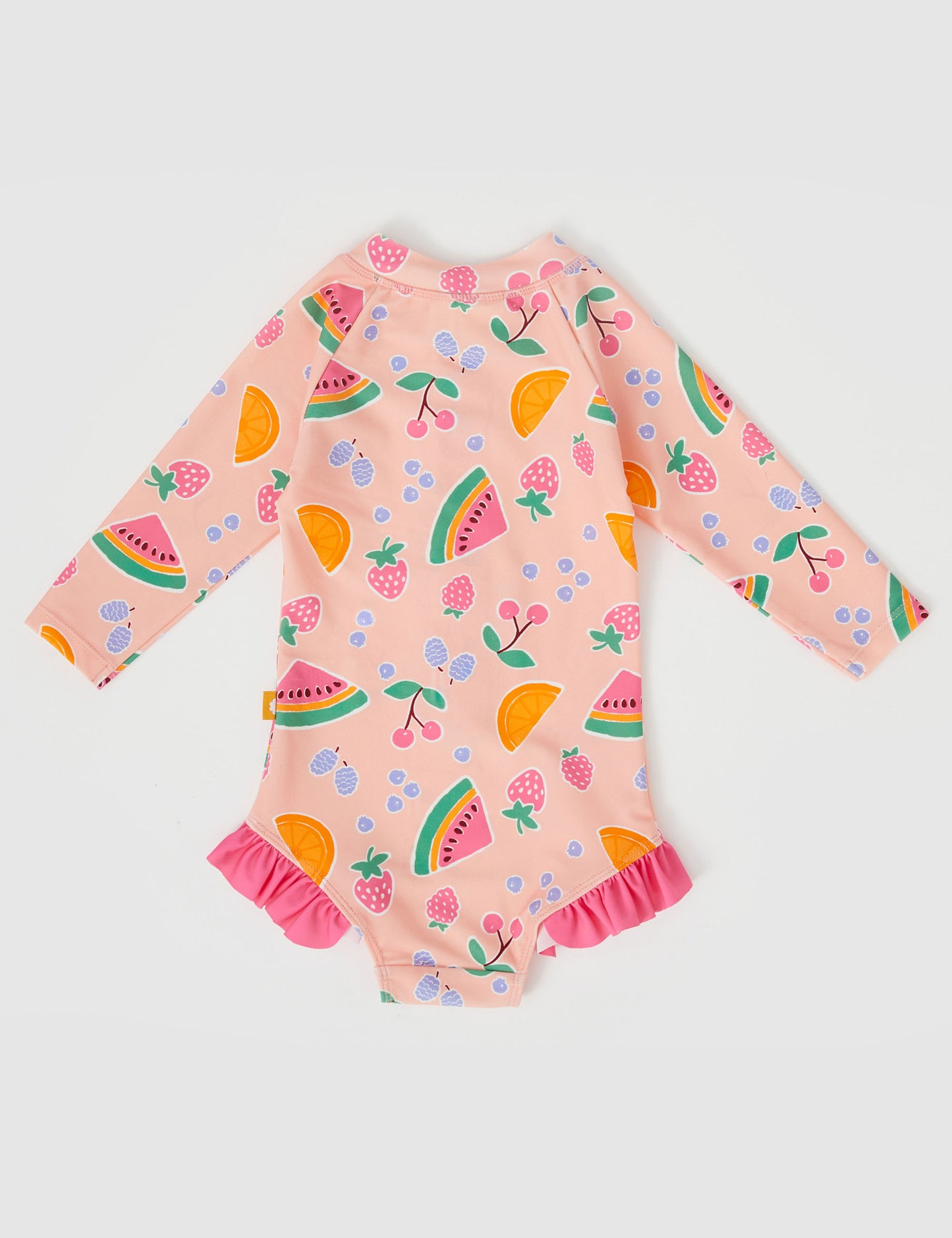 Fruit Salad Long Sleeve Swimsuit