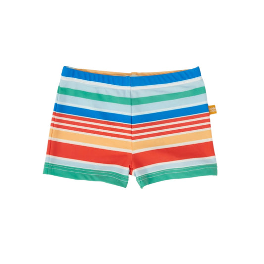 Bold Stripe Swim Shorties