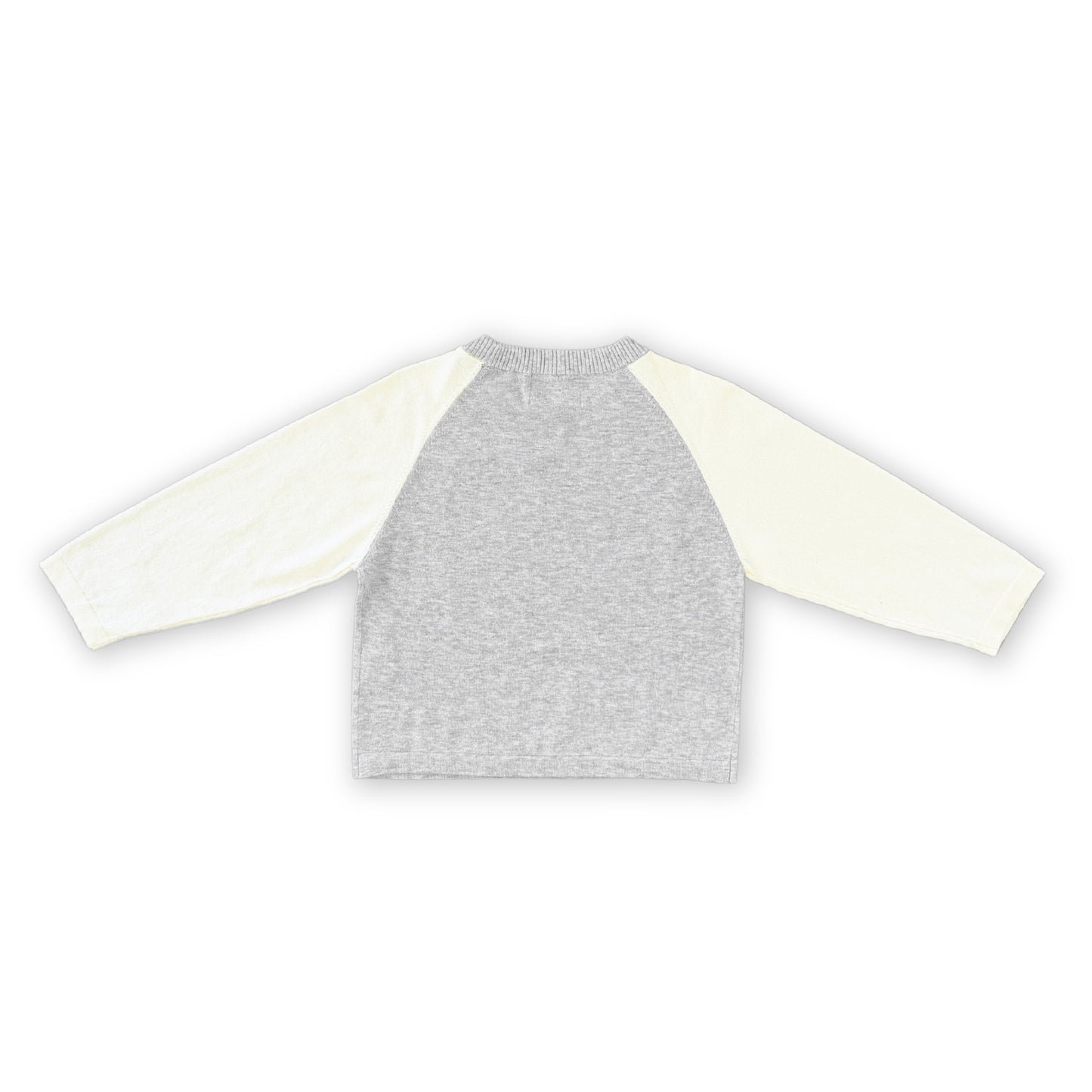 Raglan Long Sleeve Tee / Grey Marle