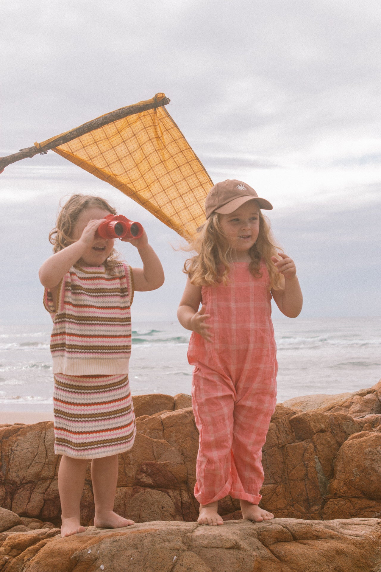Organic Sunshine Stripe Knit Top